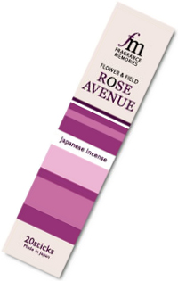 Купить Благовоние Rose Avenue (Розовая аллея), 20 палочек по 9 см в интернет-магазине Dharma.ru
