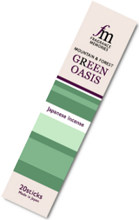 Купить Благовоние Green Oasis (Зеленый оазис), 20 палочек по 9 см в интернет-магазине Dharma.ru