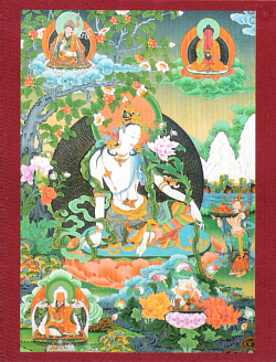 Открытка Авалокитешвара Касарпани (8,5 x 11,5 см). 
