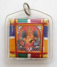 Купить Тибетский защитный амулет с Дзамбалой в интернет-магазине Dharma.ru