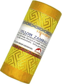 Купить Благовоние Yellow Zambala Incense (Желтый Дзамбала), 24 палочки по 9,5 см в интернет-магазине Dharma.ru