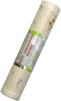 Купить Благовоние White Sandalwood Incense, 24 палочки по 19 см в интернет-магазине Dharma.ru