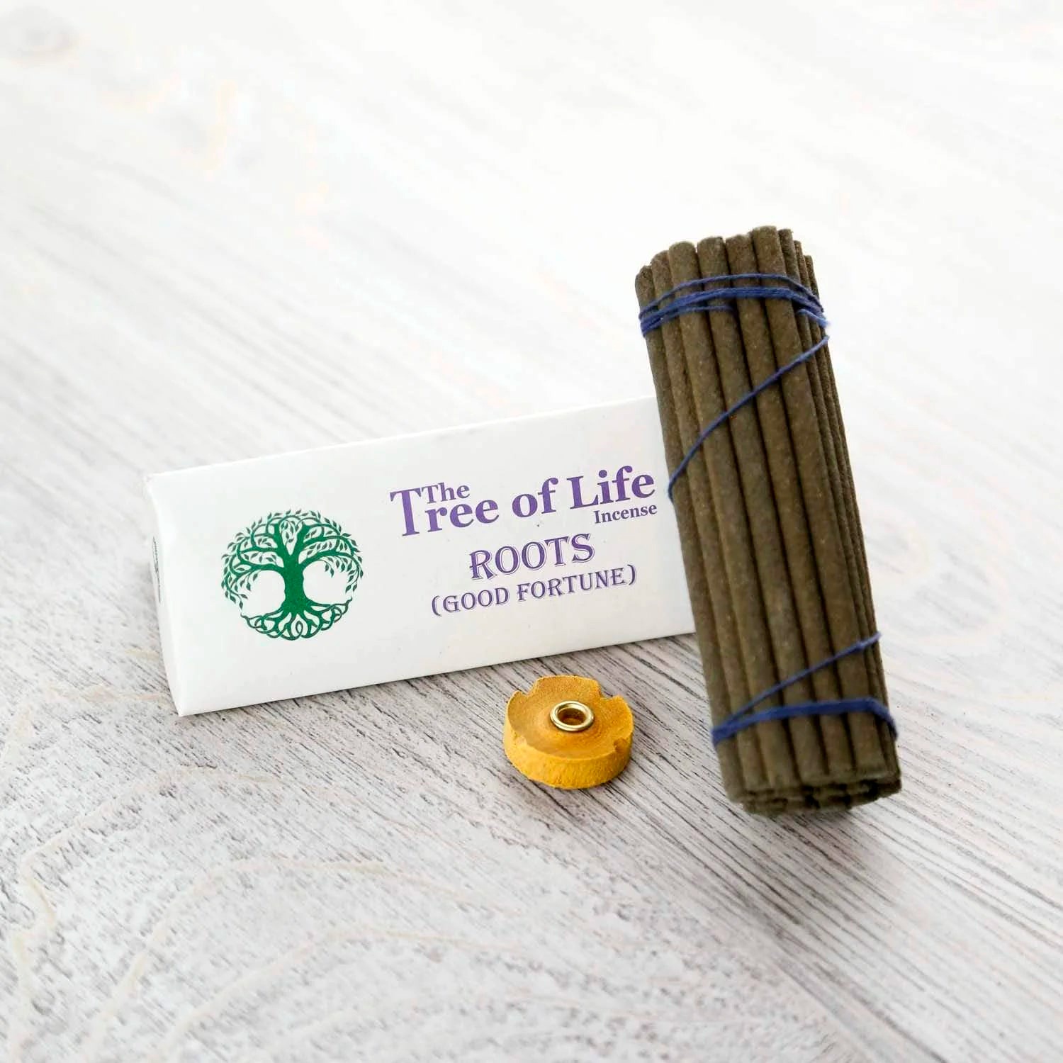 Купить Благовоние The Tree of Life Incense Roots (Good fotune), нагчампа, 30 палочек по 10,5 см в интернет-магазине Dharma.ru