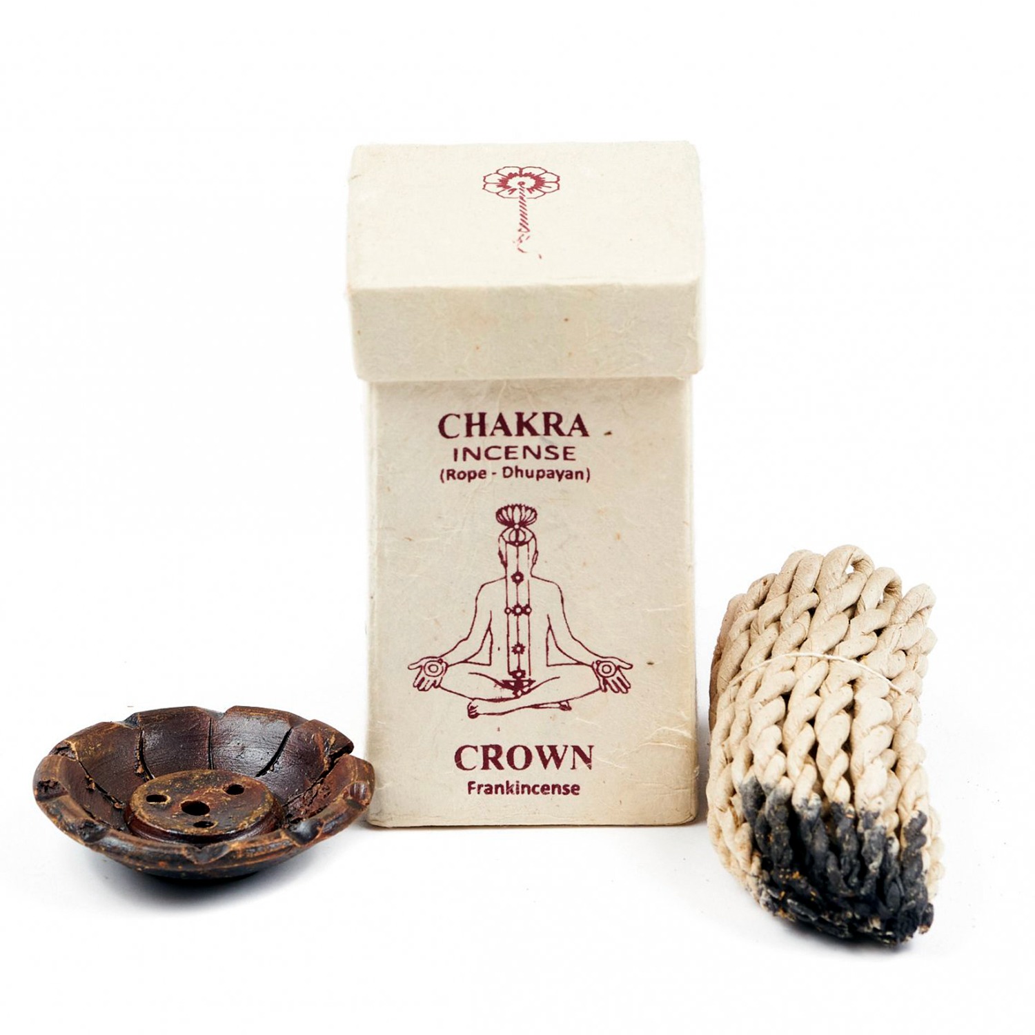 Веревочные благовония Chakra CROWN, 35 шт по 9 см. 