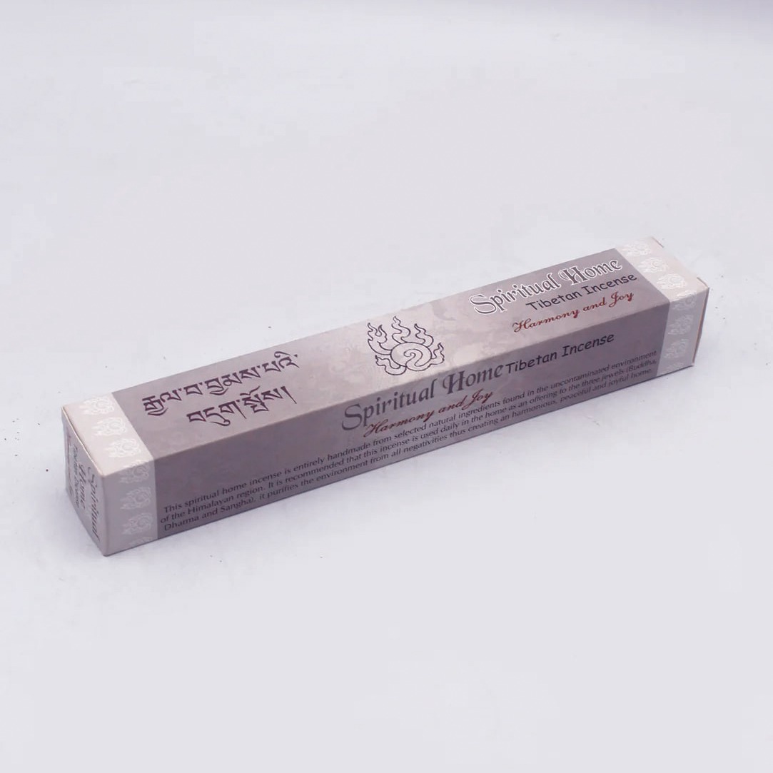 Благовоние Spiritual Home Tibetan Incense (Духовный дом), 32 палочки по 19 см. 