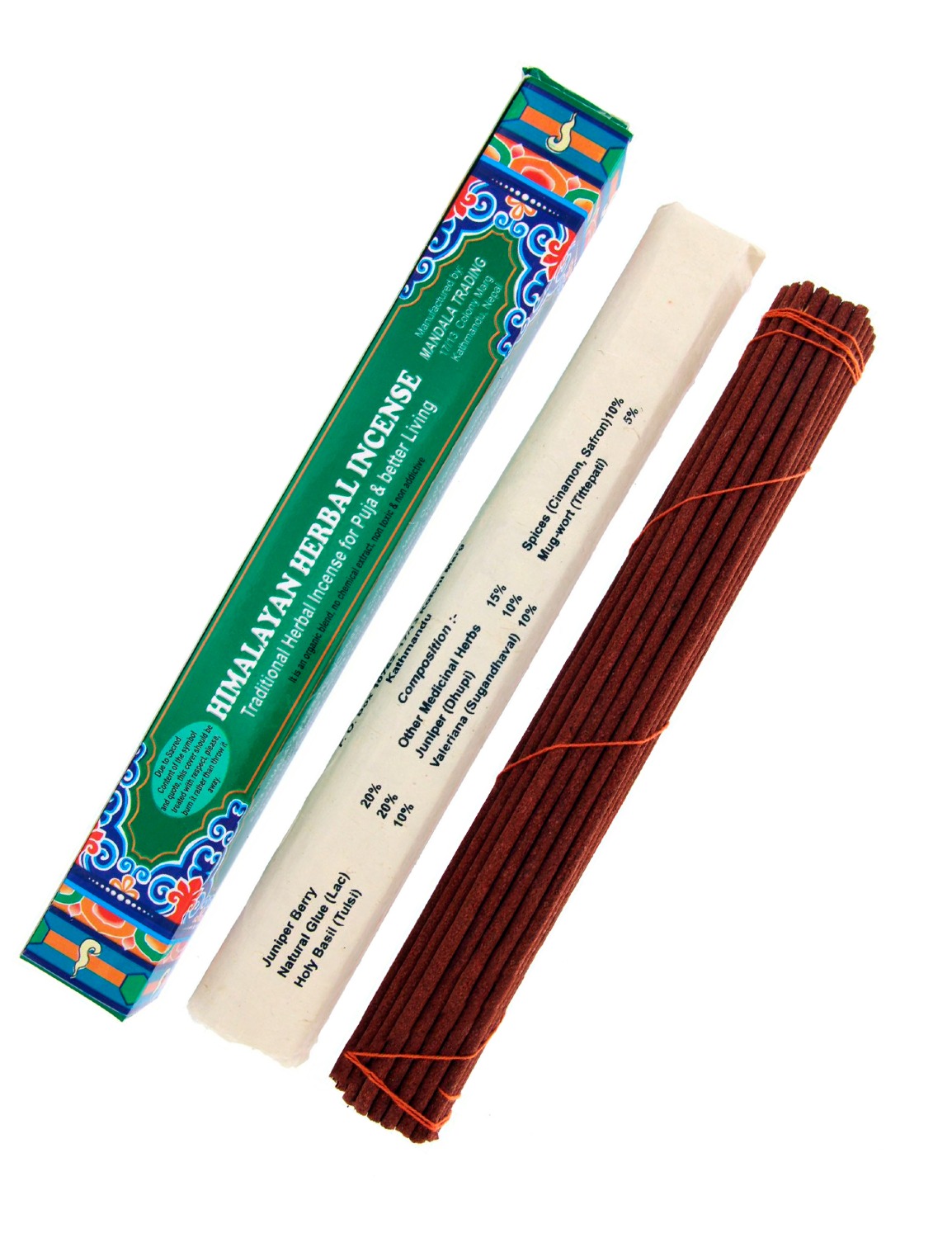 Благовоние Himalayan Herbal Incense, 30 палочек 25,5 см. 