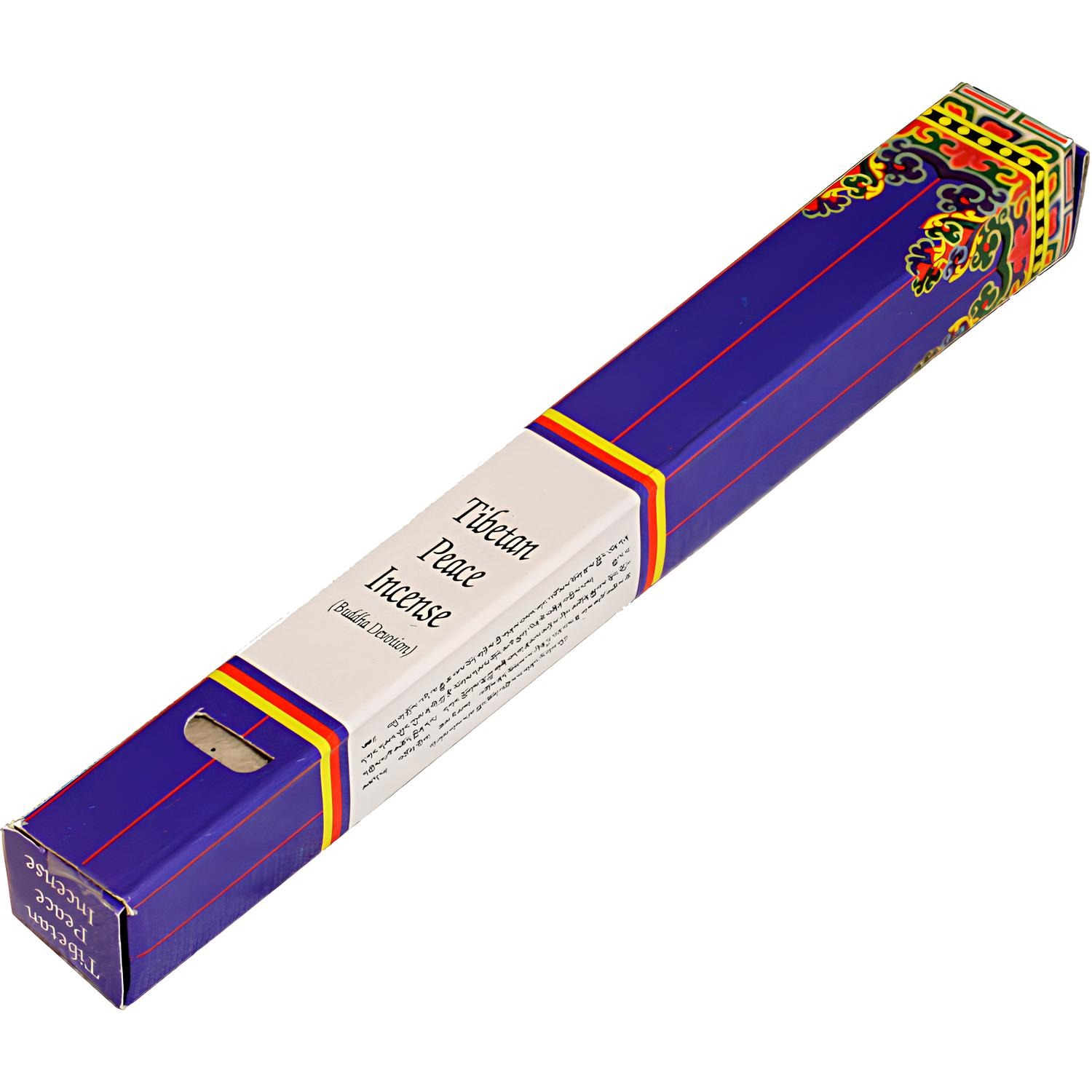 Купить Благовоние Tibetan Peace Incense (Тибетский мир), 30 палочек по 21,5 см в интернет-магазине Dharma.ru