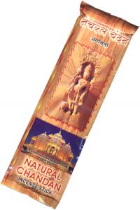 Благовоние Natural Chandan (Натуральный Сандал), 50 палочек по 23 см. 