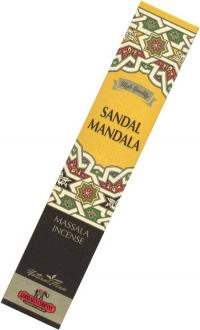 Благовоние Sandal Mandala, 15 палочек по 20,5 см. 